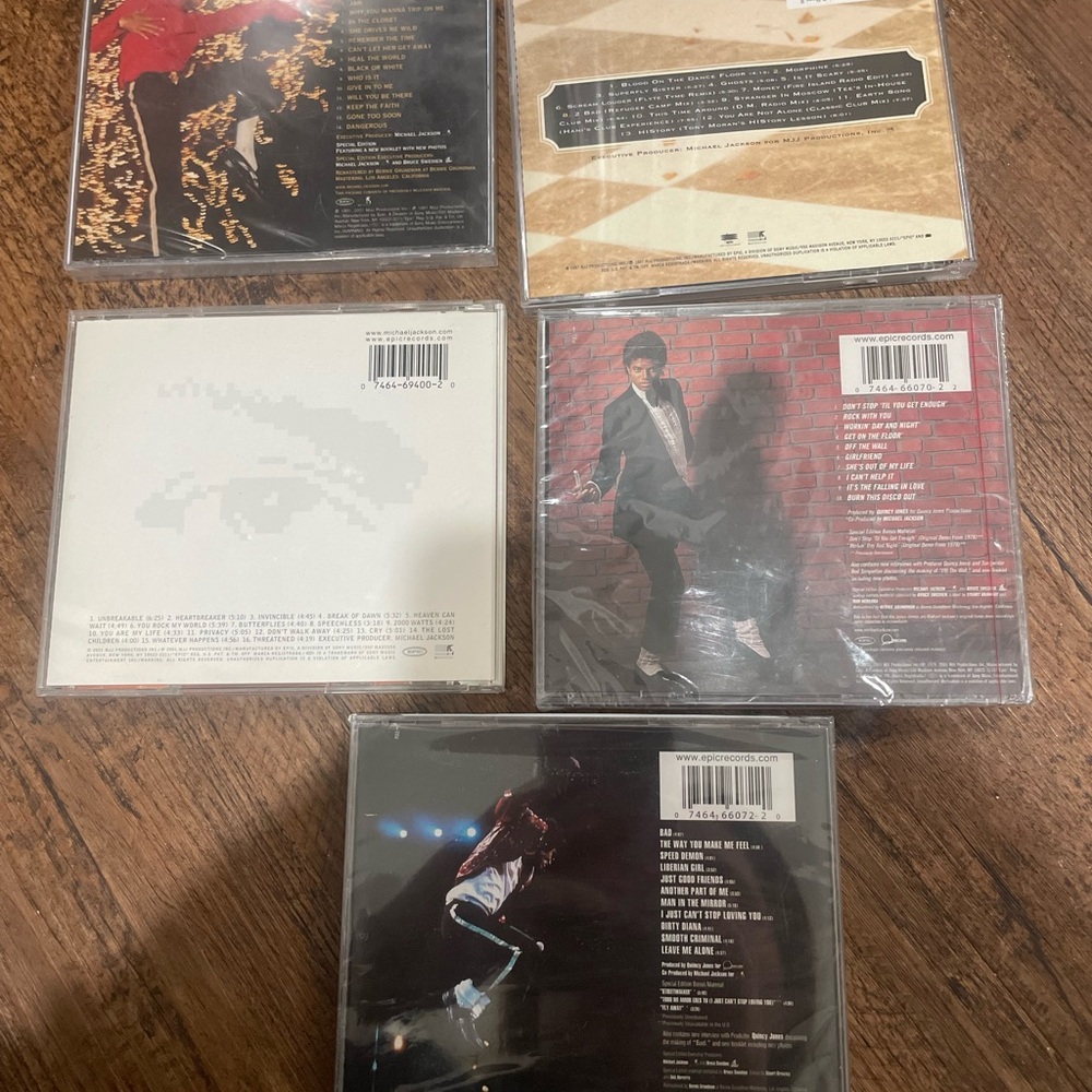 Michael Jackson CD Collection - Picture 2 of 2